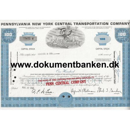 Penn Central Company USA Aktie