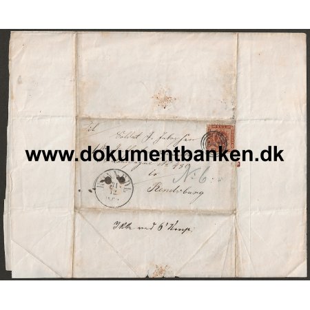 Johannes Jacobsen 1 Inf. Regiment 3 Komp. Nr 480 i 2 Slesvigske krig 1864 Brev