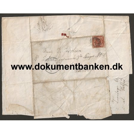 Johannes Jacobsen 1 Inf. Regiment 3 Komp. Nr 480 i 2 Slesvigske krig 1864 Brev