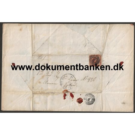 Johannes Jacobsen 1 Inf. Regiment 3 Komp. Nr 480 i 2 Slesvigske krig 1864 Brev