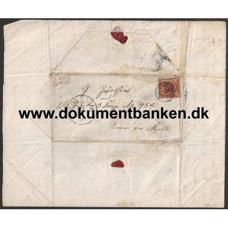 Johannes Jacobsen 1 Inf. Regiment 3 Komp. Nr 480 i 2 Slesvigske krig 1864 Brev