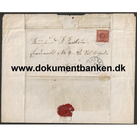 Johannes Jacobsen 1 Inf. Regiment 3 Komp. Nr 480 i 2 Slesvigske krig 1864 Brev