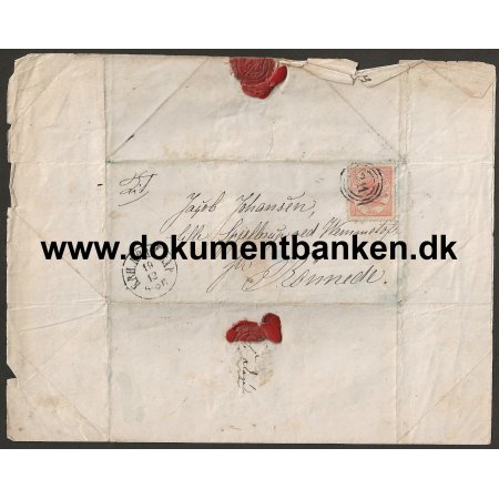 Johannes Jacobsen 1 Inf. Regiment 3 Komp. Nr 480 i 2 Slesvigske krig 1864 Brev