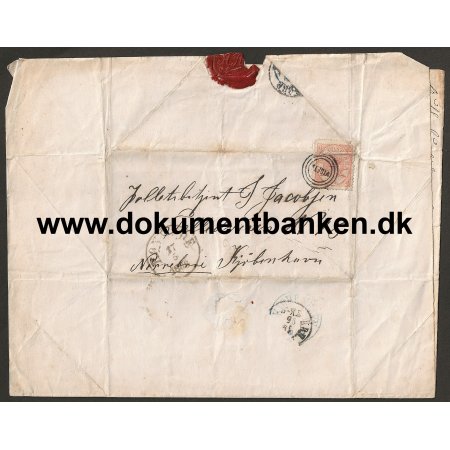 Johannes Jacobsen 1 Inf. Regiment 3 Komp. Nr 480 i 2 Slesvigske krig 1864 Brev