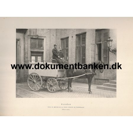 Det Kgl. Postvsen's Postvogn til bypostvsenet i Kbenhavn Lille Type 1892