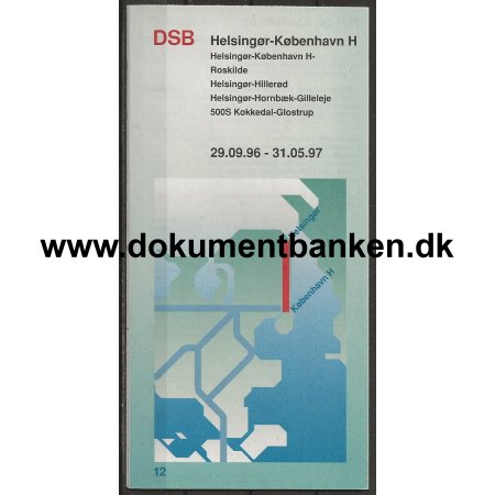 DSB Kreplan Kystbanen Helsingr-KH  29-09-1996
