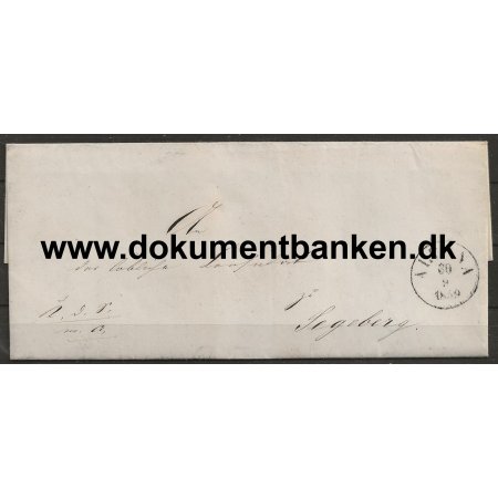 Kgl. Polizei Altona Tjenestebrev 30 September 1859