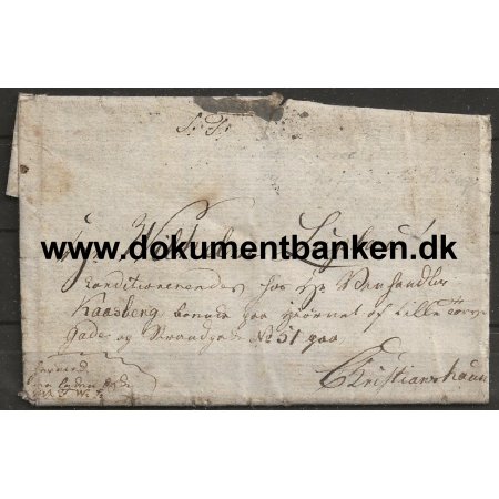 Brev til Wilhelm Luplau p Christianshavn fra Emil Luplau Frederiksh. 18 december 1821.