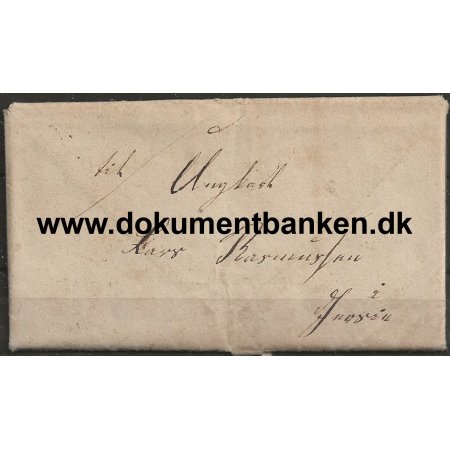 Brev til en Ungkarl Lars Rasmussen i Horsens dateret d. 17 marts 1851 Kbenhavn