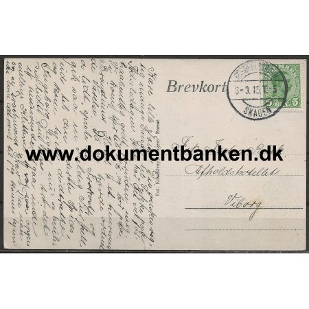 Bureaustempel Frederikshavn-Skagen Postkort