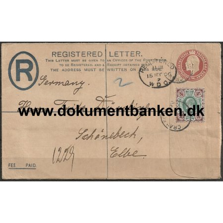 Registrered Letter England Kuvert