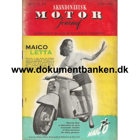 Skandinavisk Motor Journal Nr 3 1956