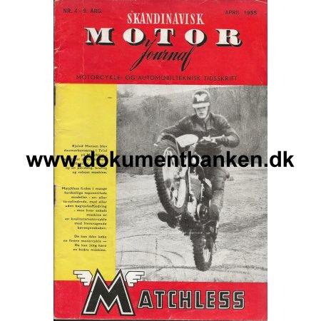 Skandinavisk Motor Journal Nr 4 1955