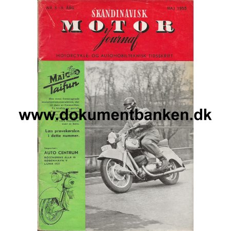 Skandinavisk Motor Journal Nr 5 1955