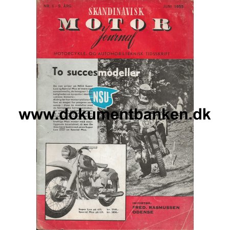 Skandinavisk Motor Journal Nr 6 1955