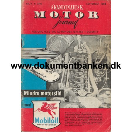 Skandinavisk Motor Journal Nr 9 1955