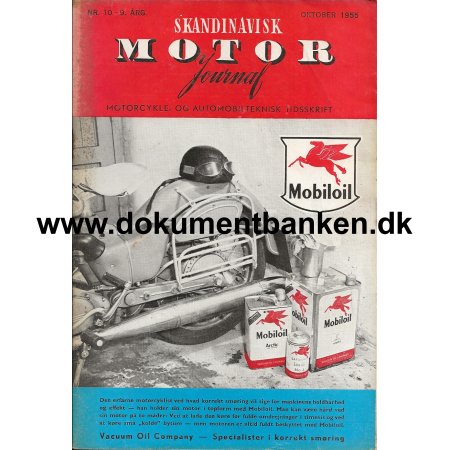 Skandinavisk Motor Journal Nr 10 1955
