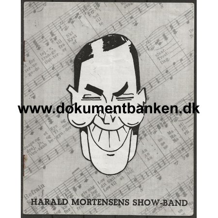 Harald Mortensens Show-Band Orkesterbrochure Dokumenter Diverse