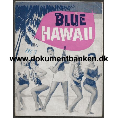 Blue Hawaii Elvis Presley Filmprogram 1963