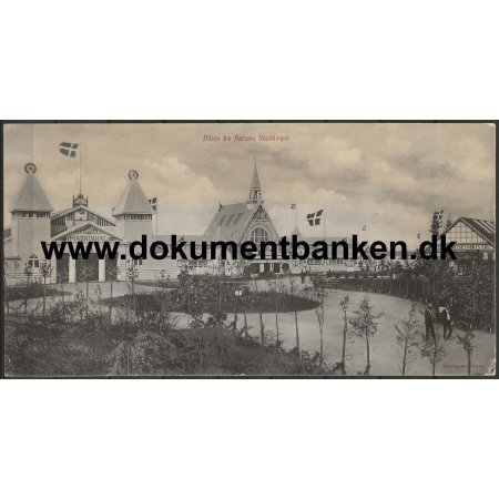 Hilsen fra Horsens Udstillingen 1905 Kartonkort