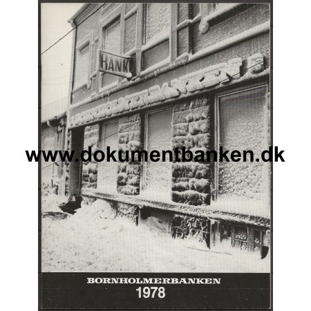 Bornholmerbanken rsberetning 1978 Dokument