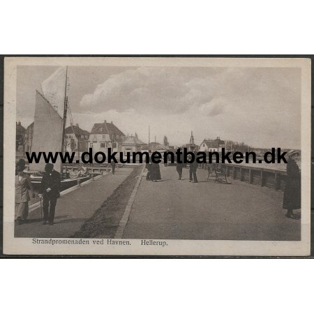 Strandpromenaden Havnen Hellerup Postkort