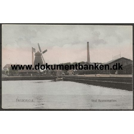 Ved Havnemllen Fredericia Jylland Postkort