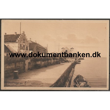 Lgstr Havneparti Jylland Postkort