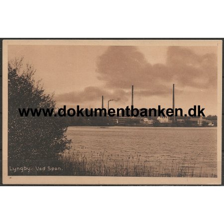 Ved Sen Lyngby Sjlland Postkort