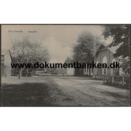Over-Jersdal, Gadeparti, Jylland, Postkort