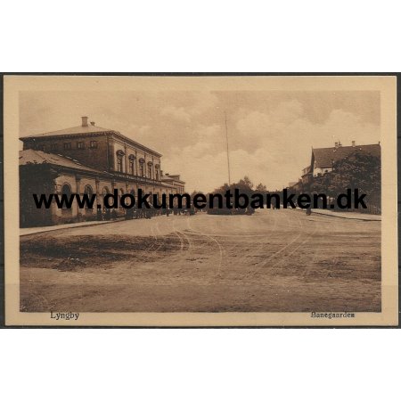Banegrden, Lyngby, Sjlland, Postkort