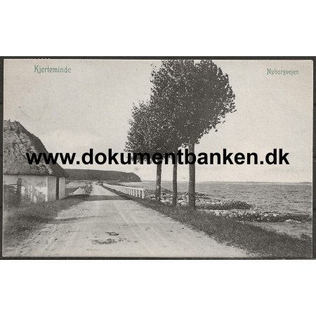 Nyborgvejen, Kjerteminde, Fyn, Postkort