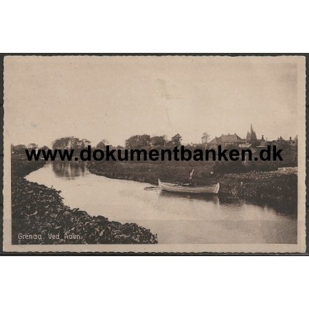 Grenaa, Ved Aaen, Jylland, Postkort