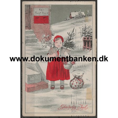 Julen 1917. Julepostkort