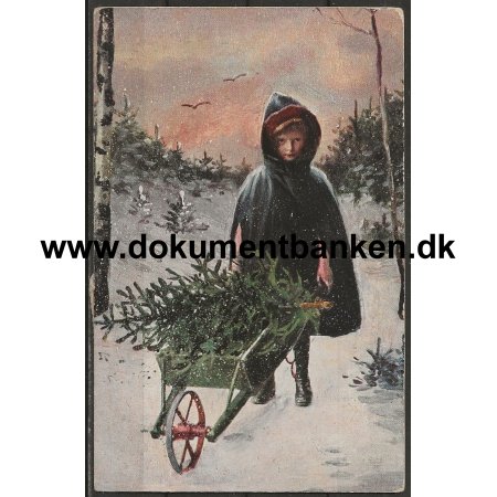 Julen 1908. Julepostkort
