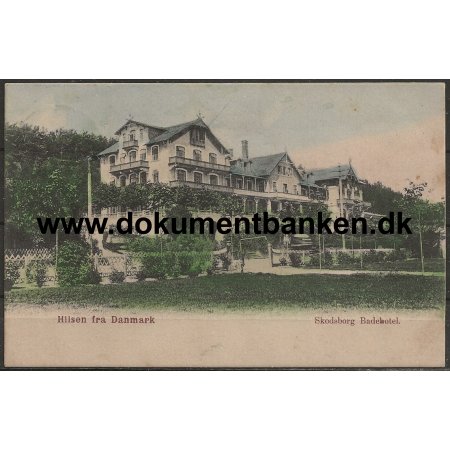 Skodsborg Badehotel i Skodsborg Postkort 