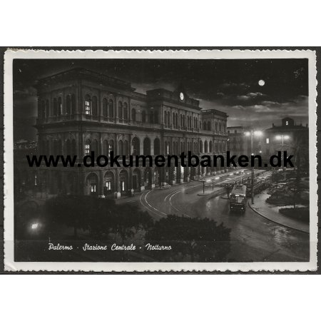Palermo Banegrd By Night Postkort