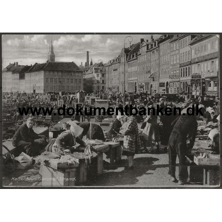 Handelsdag Fiskekoner Gammel Strand Kbenhavn Postkort