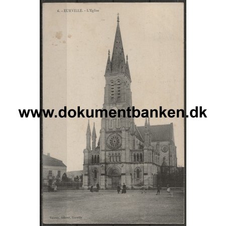 L' Eglise Eurville Frankrig Postkort