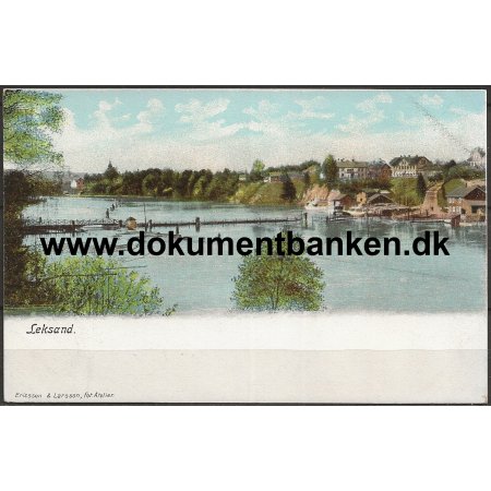 Leksand Sverige Postkort