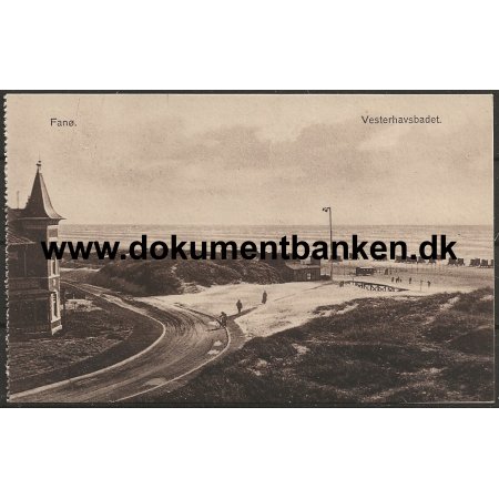 Vesterhavsbadet Fan Danmark Postkort