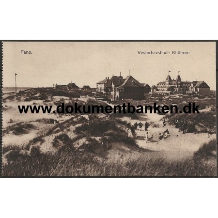 Vesterhavsbad Klitterne Fan Danmark Postkort