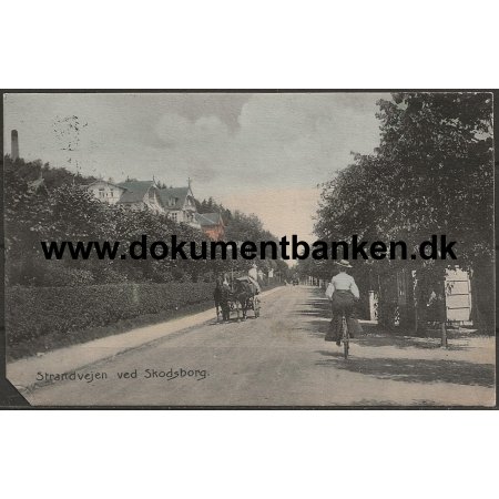 Strandvejen Skodsborg Nordsjlland Postkort
