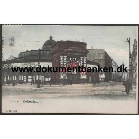 Circusbygningen Jernbanegade Kbenhavn Postkort