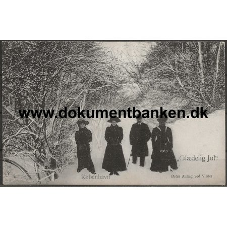 stre Anlg Vinter sterbro Kbenhavn Postkort
