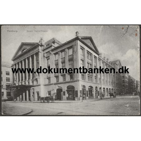 Thalia Theater Hamburg Tyskland Postkort