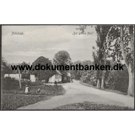 Det grnne Hus Hellebk Nordsjlland Postkort