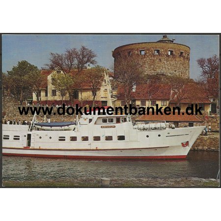 Skibet Ertholm p Christians  Bornholm Postkort