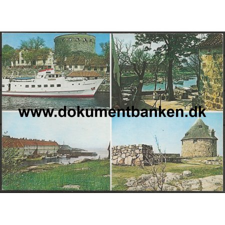 Skibet Ertholm p Christians  Bornholm Postkort