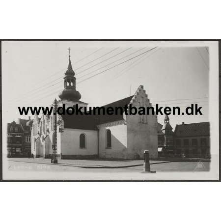 Kirken Lemvig Jylland Postkort
